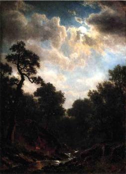 阿爾伯特 比爾施塔特 Moonlit Landscape 阿爾伯特 比爾施塔特 Moonlit Landscape